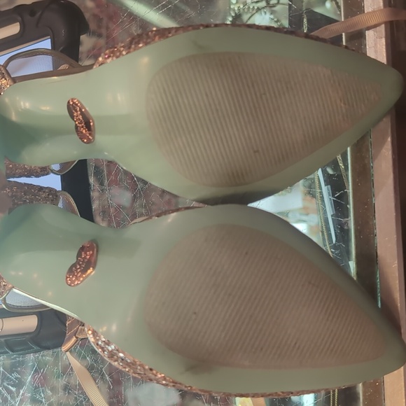 Sparkle Betsey Johnson Heel with Tie Size 8 - Picture 8 of 10